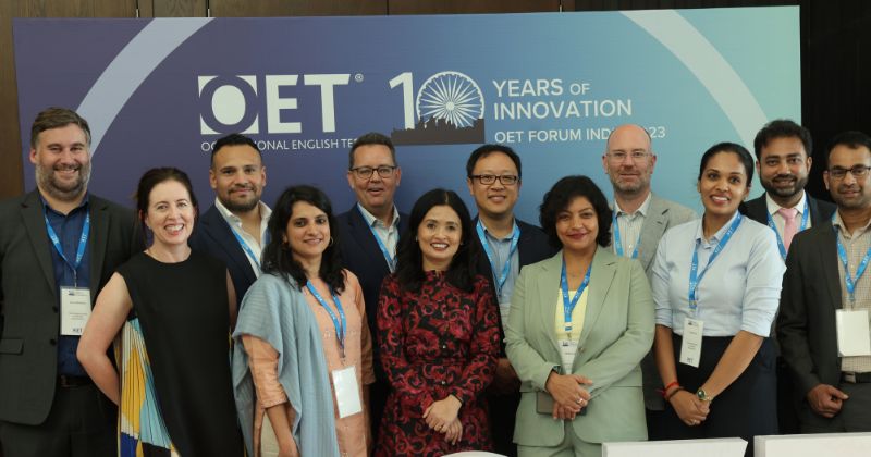 OET team at the 2023 India Form 